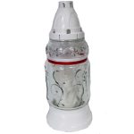 Candelă cu ribon, 16 lei (set de 8 buc) 27 cm, C321-2