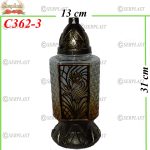 Candelă cu trandafir, 18.8 lei (set de 6 buc) 31 cm, C362-3 -w