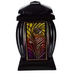 Felinar cu trandafir, 24.5 lei (set de 6 buc) 24 cm, C393-1